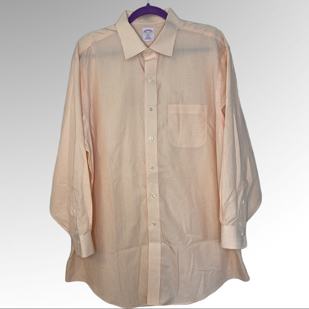 Brooks Brothers button up shirt Sz XL 17.5
